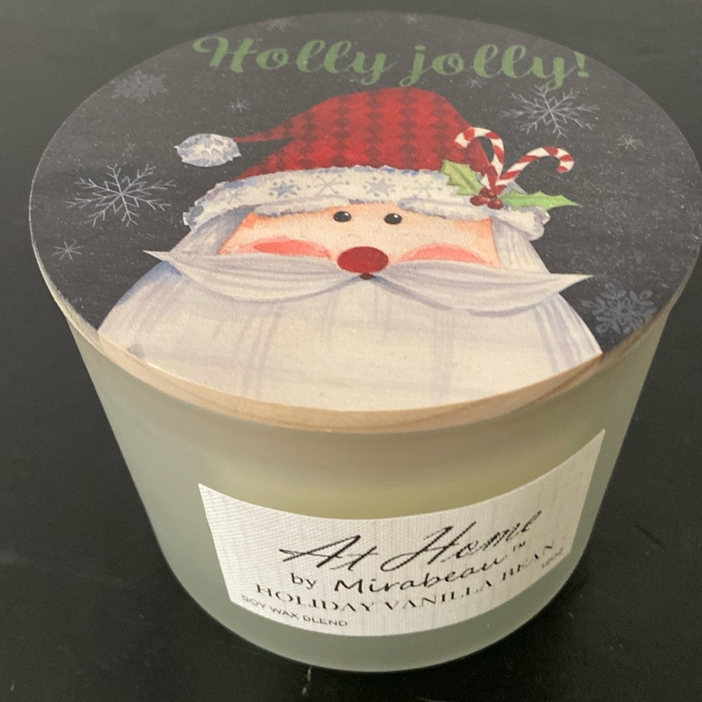 At Home by Mirabeau Holiday Vanilla Bean 12 oz Candle